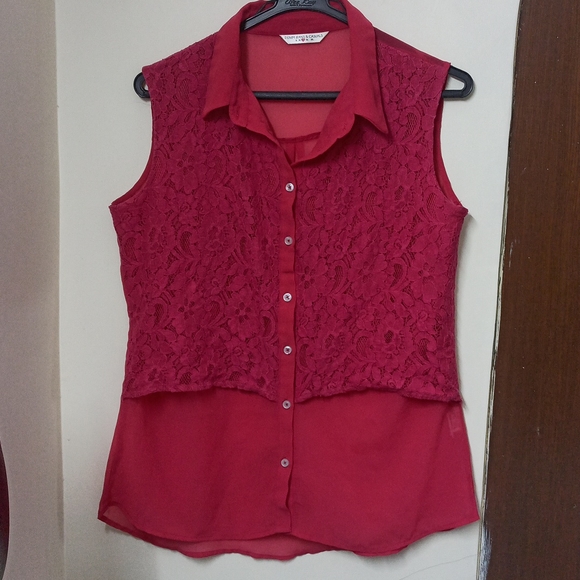 Fuchsia Sleeveless Top